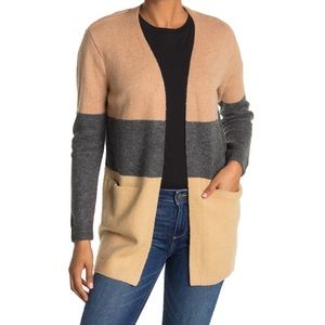 Ceny colorblock cardigan sweater